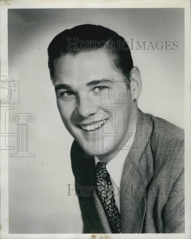 1953 Press Photo Mark Dawson in &quot;Me and Juliet&quot; Rogers and Hammerstein&#39;s - Historic Images