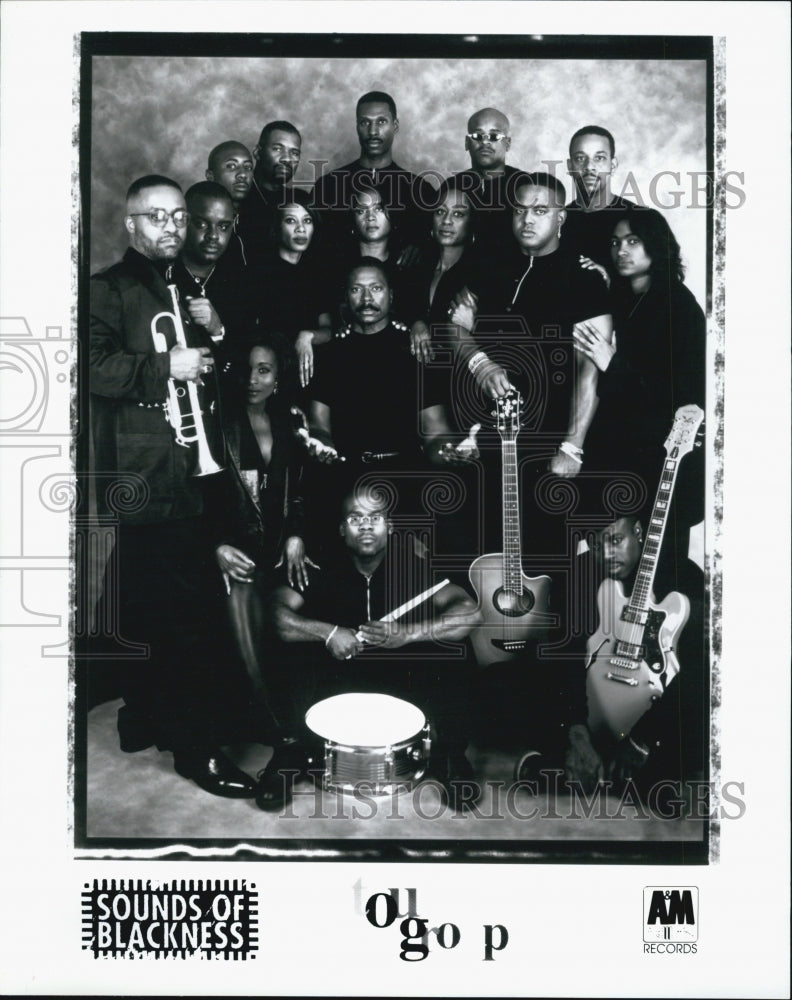 Press Photo Award-winning vocal &amp; instrumental ensemble Sounds of Blackness - Historic Images