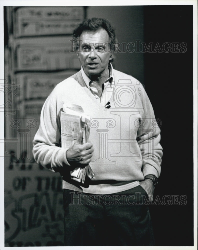 Press Photo Mort Sahl Comedian - Historic Images