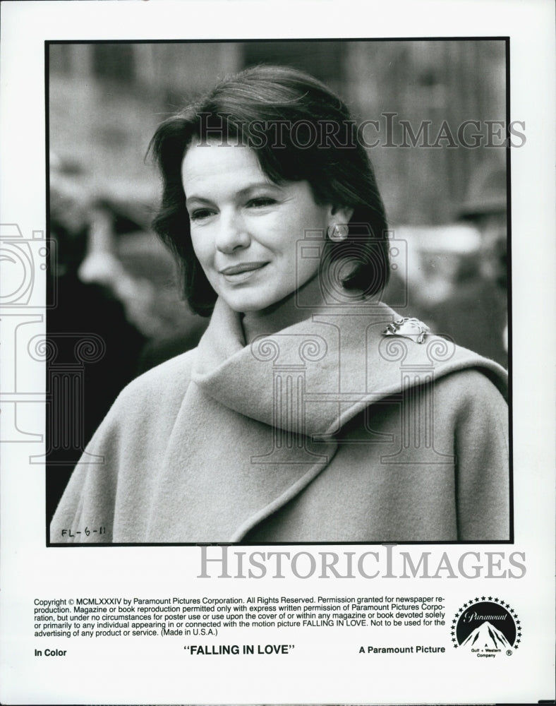 1984 Press Photo Dianne Wiest in Paramount's "Falling In Love" - Historic Images