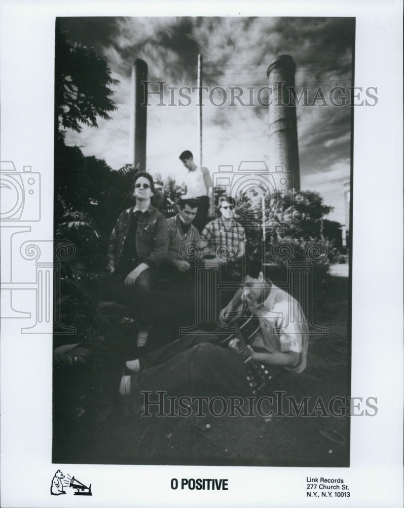 Press Photo Members Of Rock Group O Positive - Historic Images