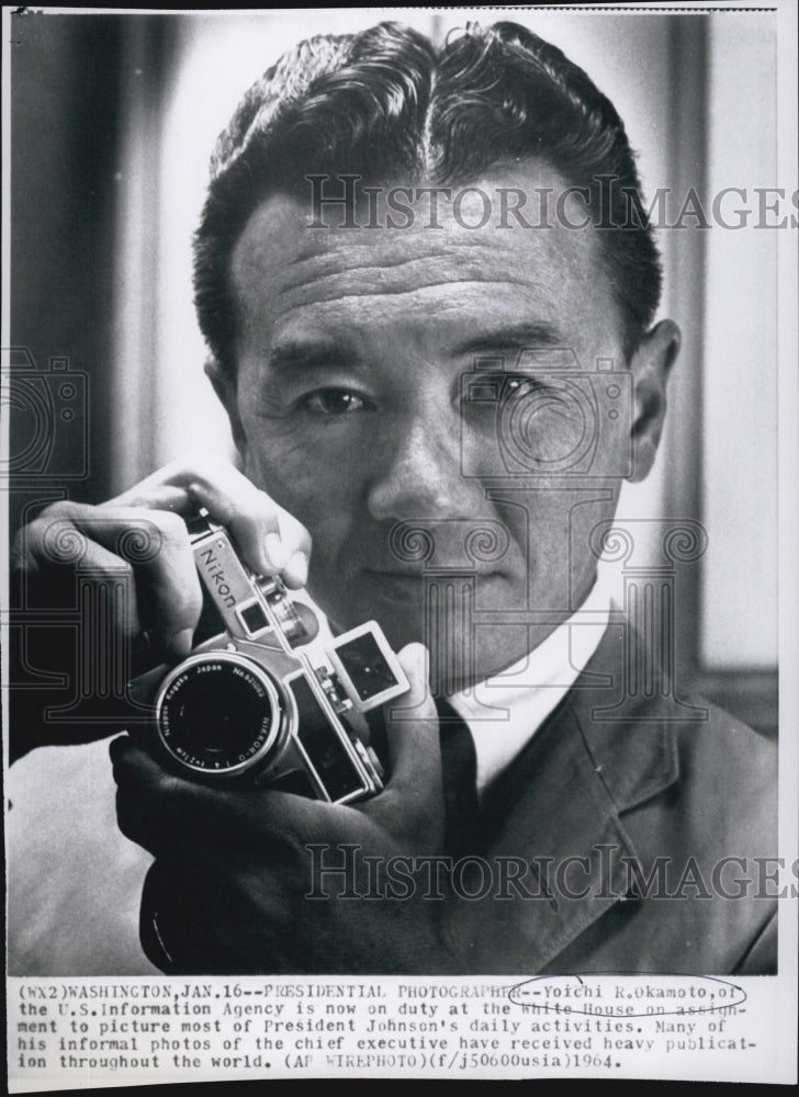 1964 Press PhotoYoichi Okamoto the man in the picture - Historic Images