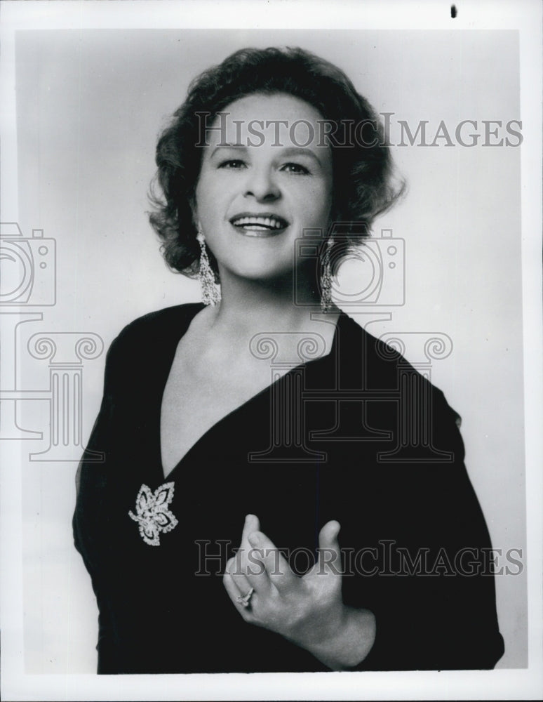 1975 Press Photo Kate Smith American singer. - Historic Images