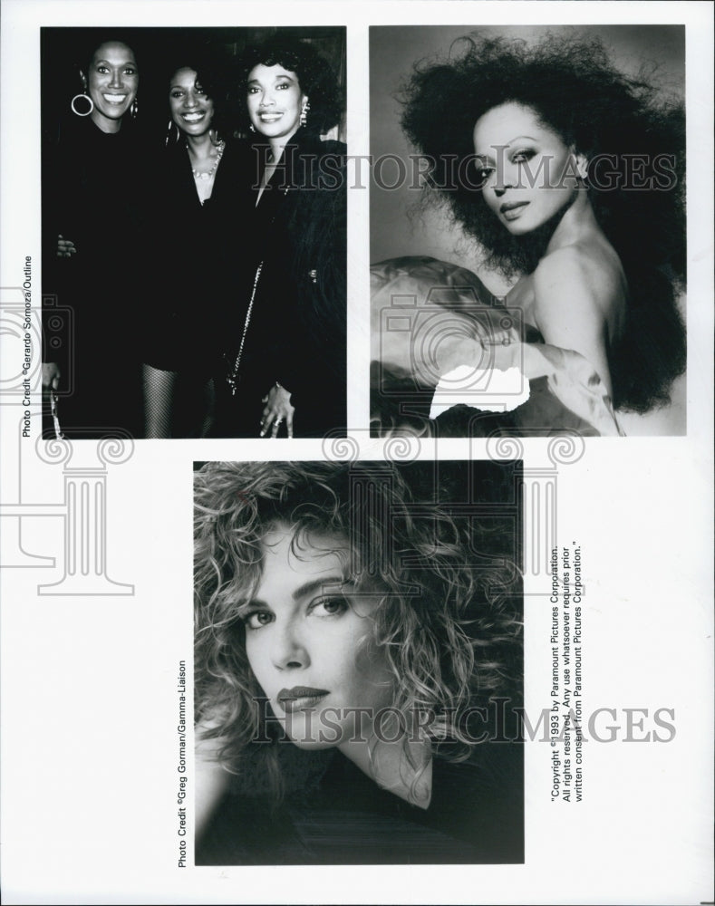 1993 Press Photo Singers Pointer Sisters - Historic Images