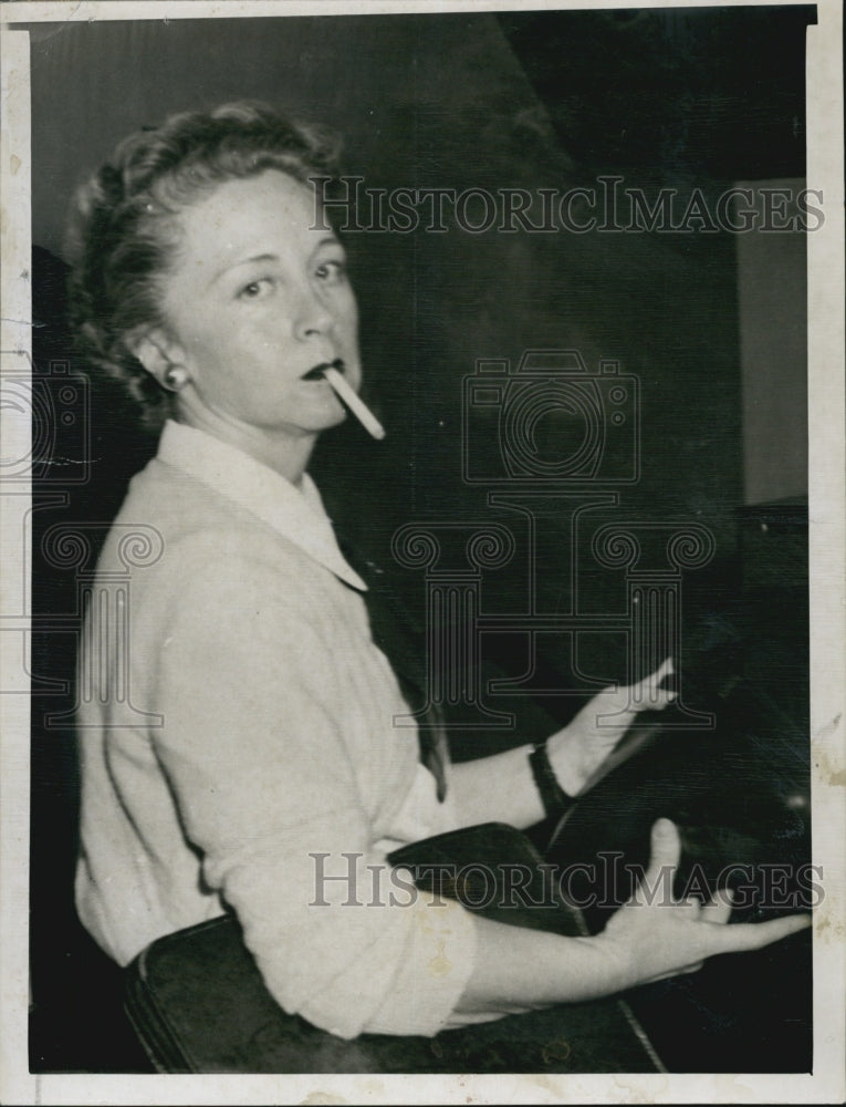 1953 Mrs Biance Podgaursky Wife Of Count - Historic Images