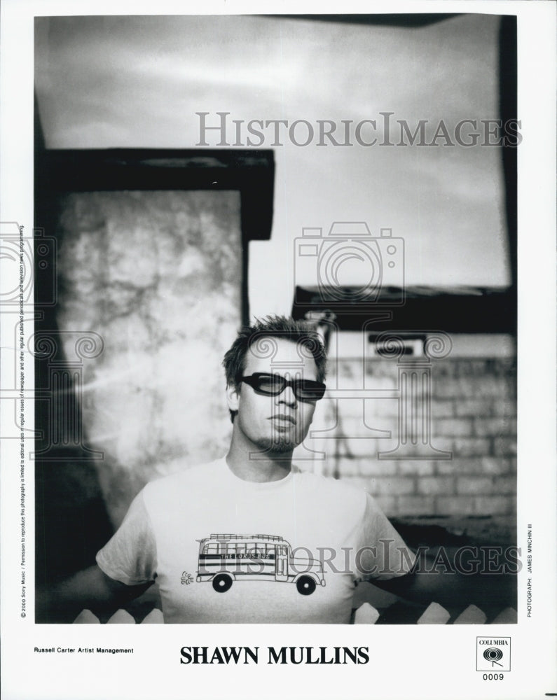 2000 Press Photo Singer Shawn Mullins - Historic Images