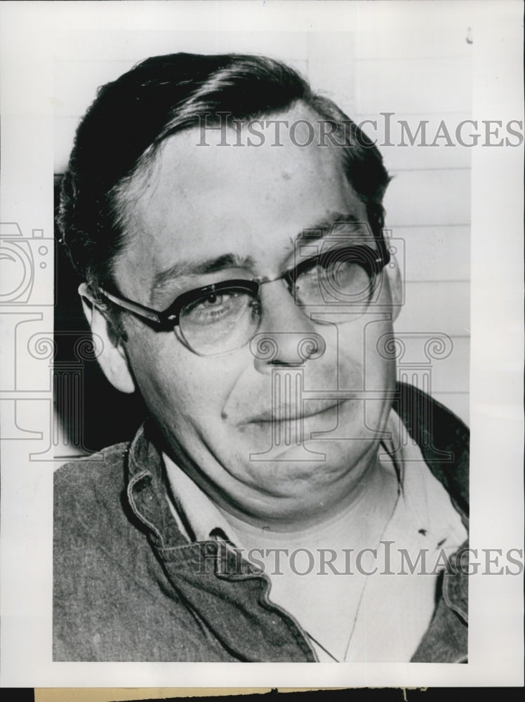 1955 Press Photo Frank Meloche /Suspicion of Murder of Xandra Roos - Historic Images