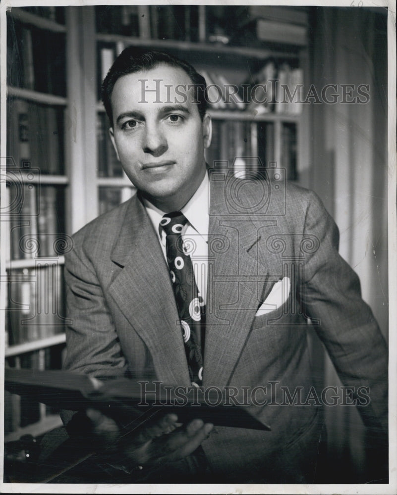 1953 Press Photo Dr, Joseph F. Menez To Receive Ph. D In Political Science - Historic Images