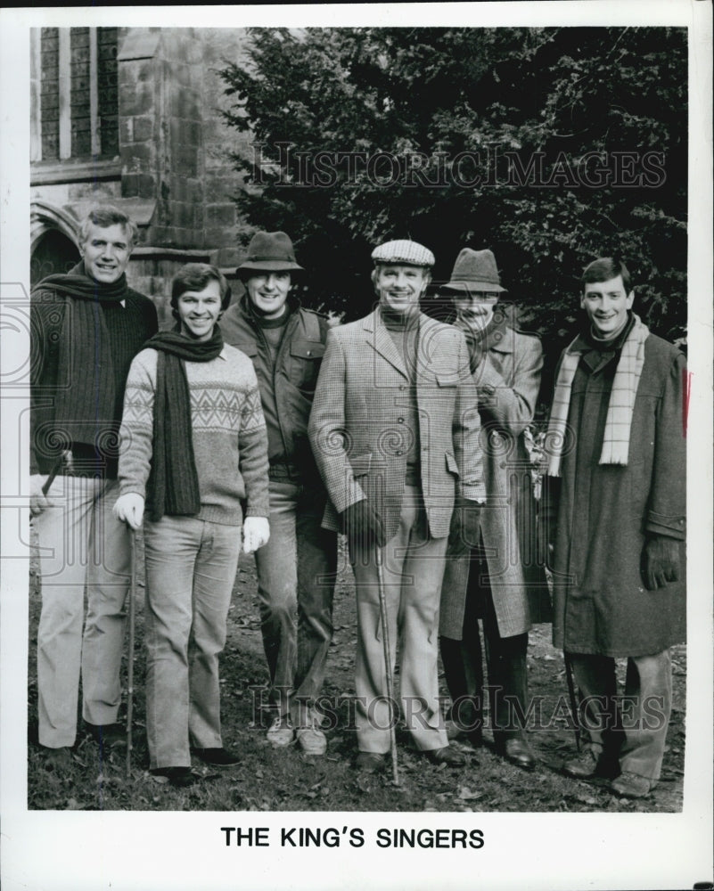 Press Photo English Vocal Sextet The King&#39;s Singers - Historic Images