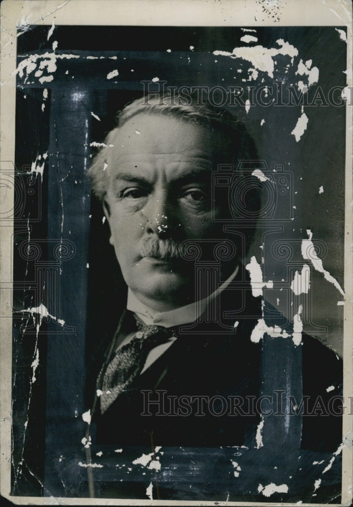 1928 Press Photo British politician David Lloyd George - Historic Images