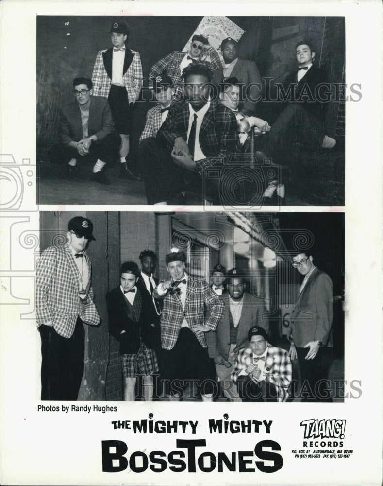 1992 Press Photo Musical Group &quot;The Mighty Mighty Bosstones&quot; - Historic Images