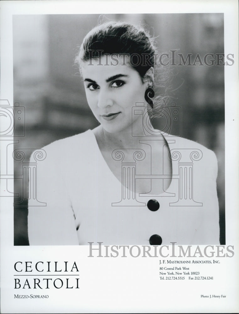 2000 Press Photo Mezzo-soprano Cecilia Bartoli - Historic Images