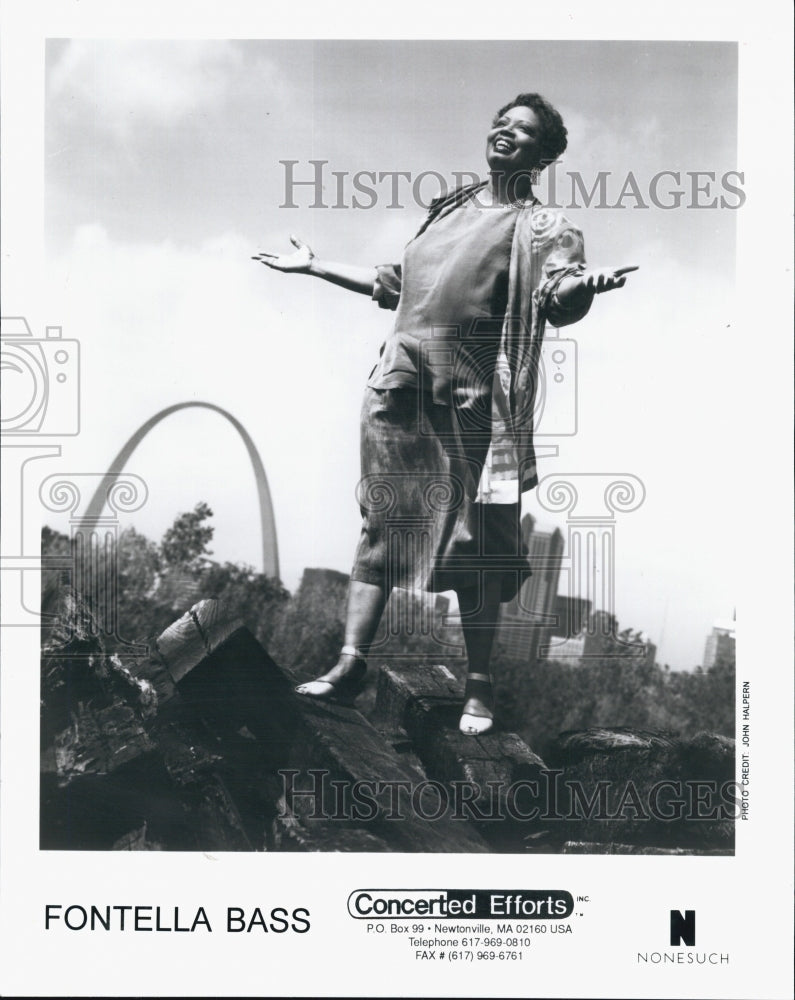 1995 Press Photo Fontella Bass, Singer - Historic Images