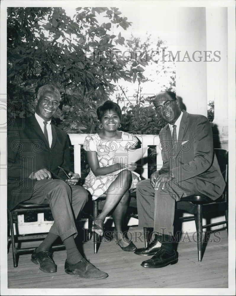 1967 Press Photo National Talent Hunt Program Omega Psi Phi Fraternity - Historic Images