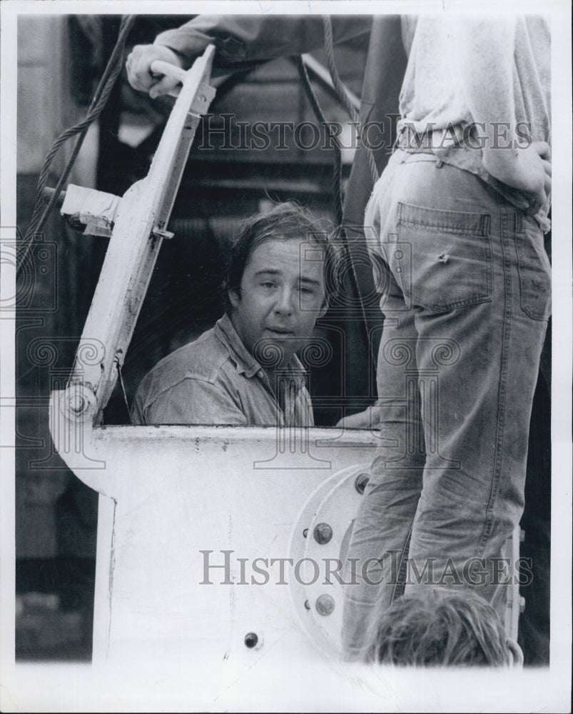 1975 Press Photo Mike Dembowski 3 years building mini sub - Historic Images