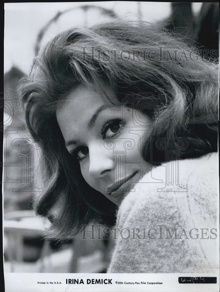 1966 Press Photo Actress Irina Demick - Historic Images