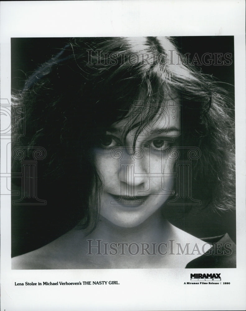 1990 Press Photo Actress Lena Stolze In The Nasty Girl - Historic Images