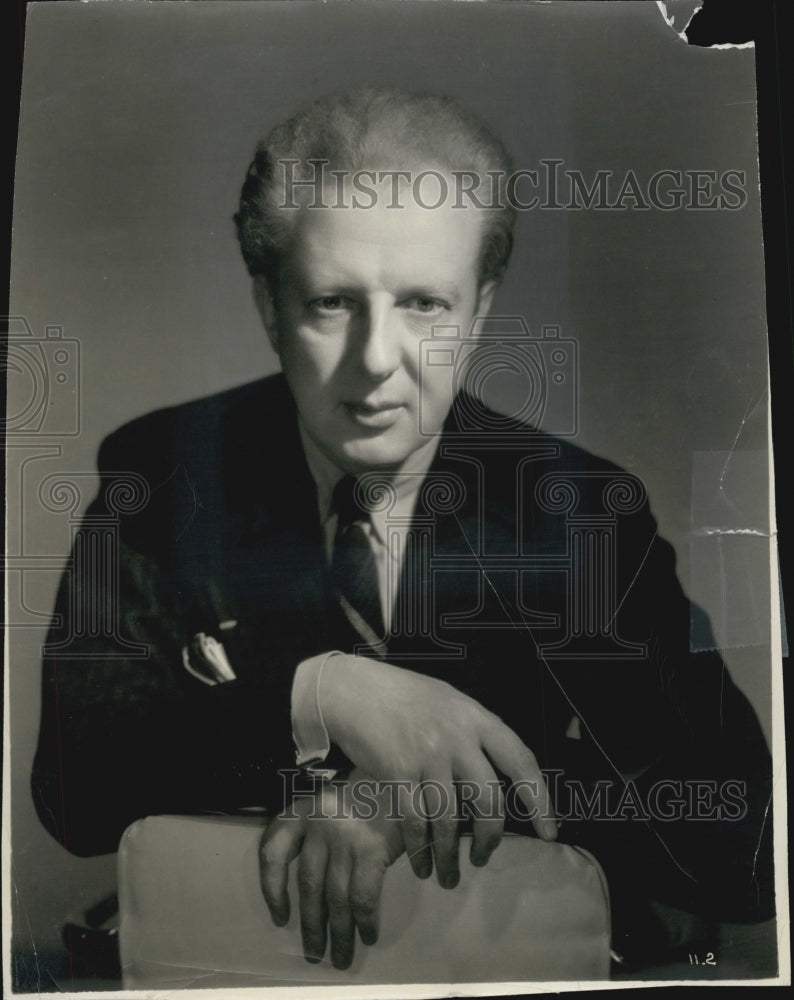 1941 Press Photo Noted conductor Leopold Stokowski - Historic Images