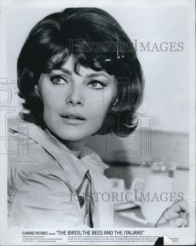 1966 Press Photo Actress Virna Lisi &quot;The Birds,The Bees &amp; The Italians&quot; - Historic Images