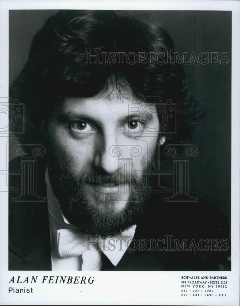 1995 Press Photo Pianist Alan Feinberg - Historic Images