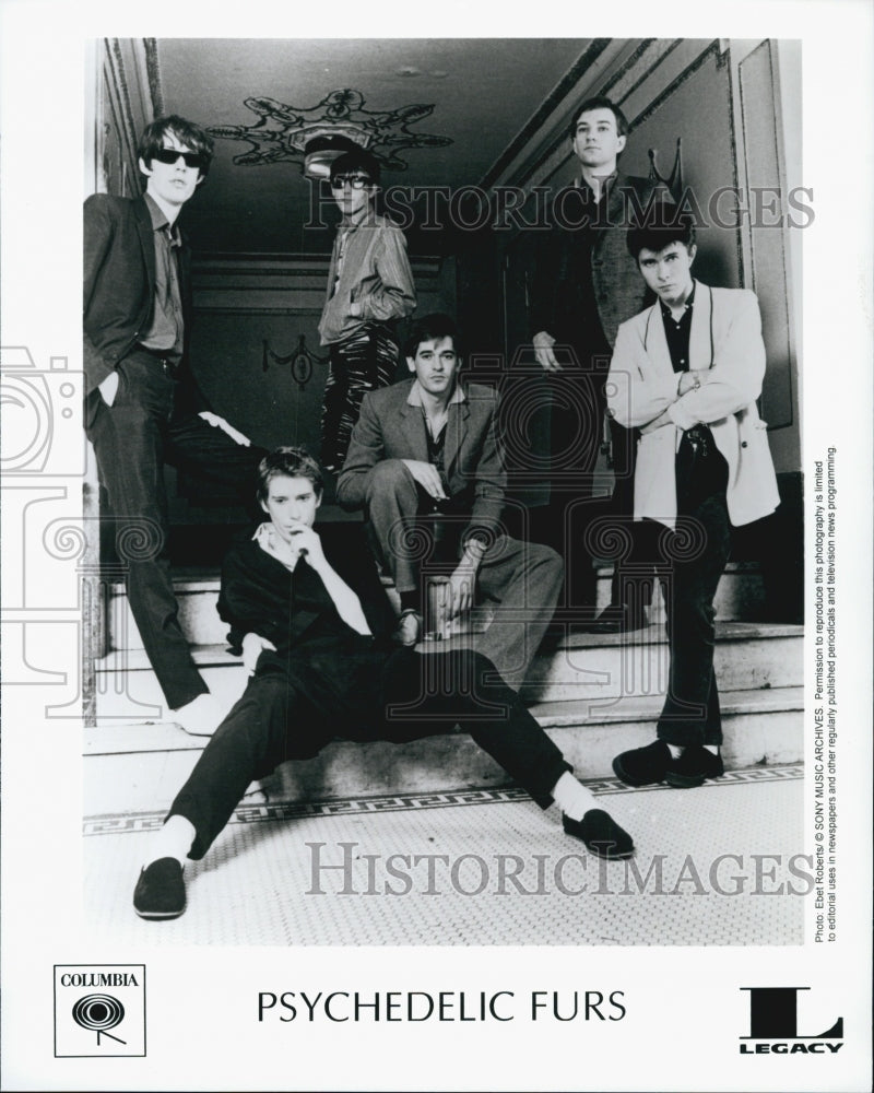 Press Photo The Psychedelic Furs Legacy Records - Historic Images