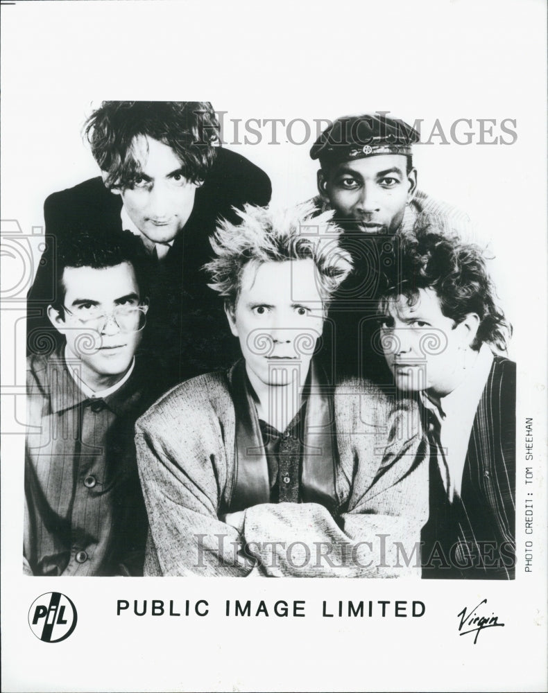 1989 Press Photo Public image Limited on Virgin Records - Historic Images