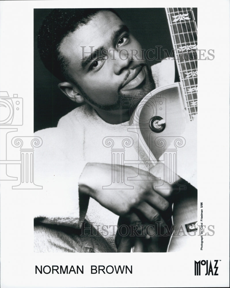 1996 Press Photo Musician Norman Brown on MoJazz - Historic Images