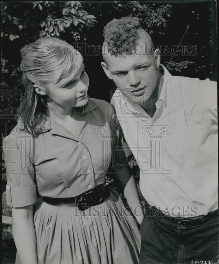 1958 Press Photo Actor James MacArthur in "The Light in the Forest" - Historic Images