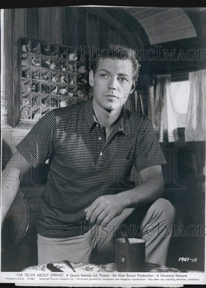 1965 Actor James MacArthur in &quot;The Truth About Spring&quot; - Historic Images