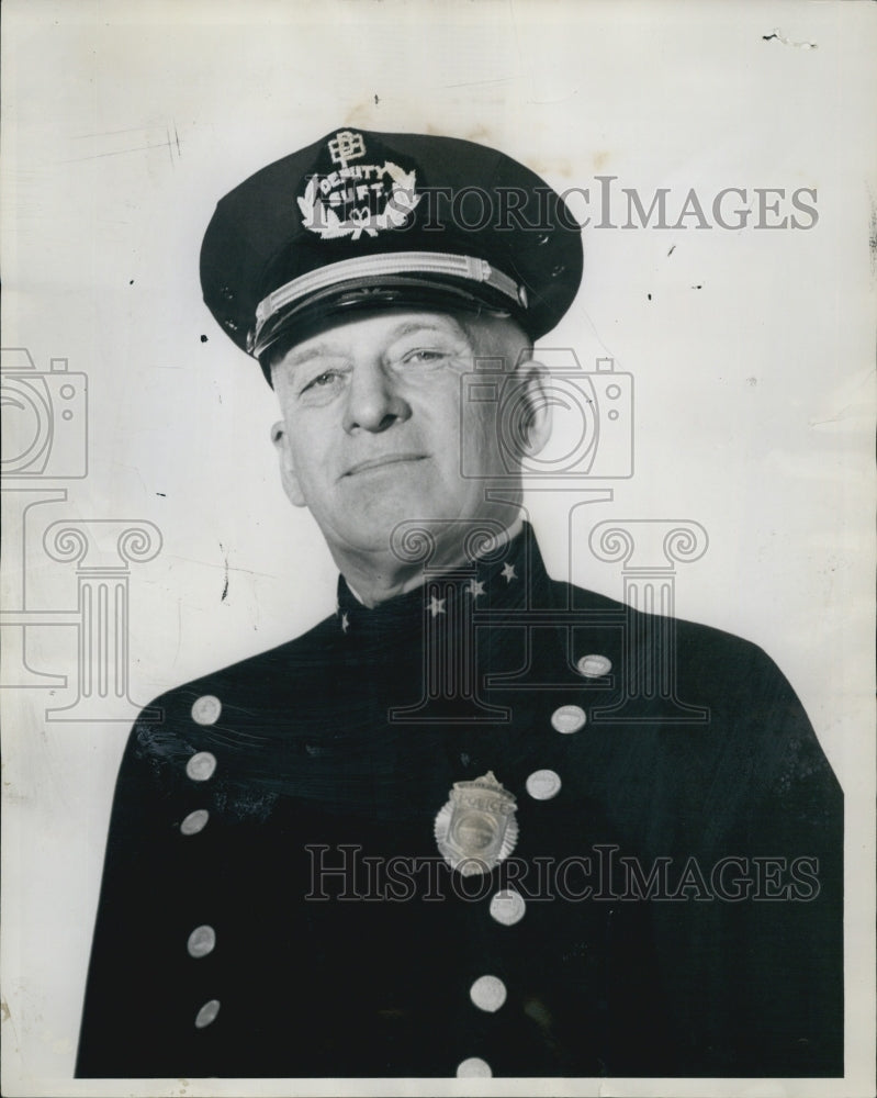 1959 Press Photo Dep Sup Andrew markham of Boston,Mass. - Historic Images