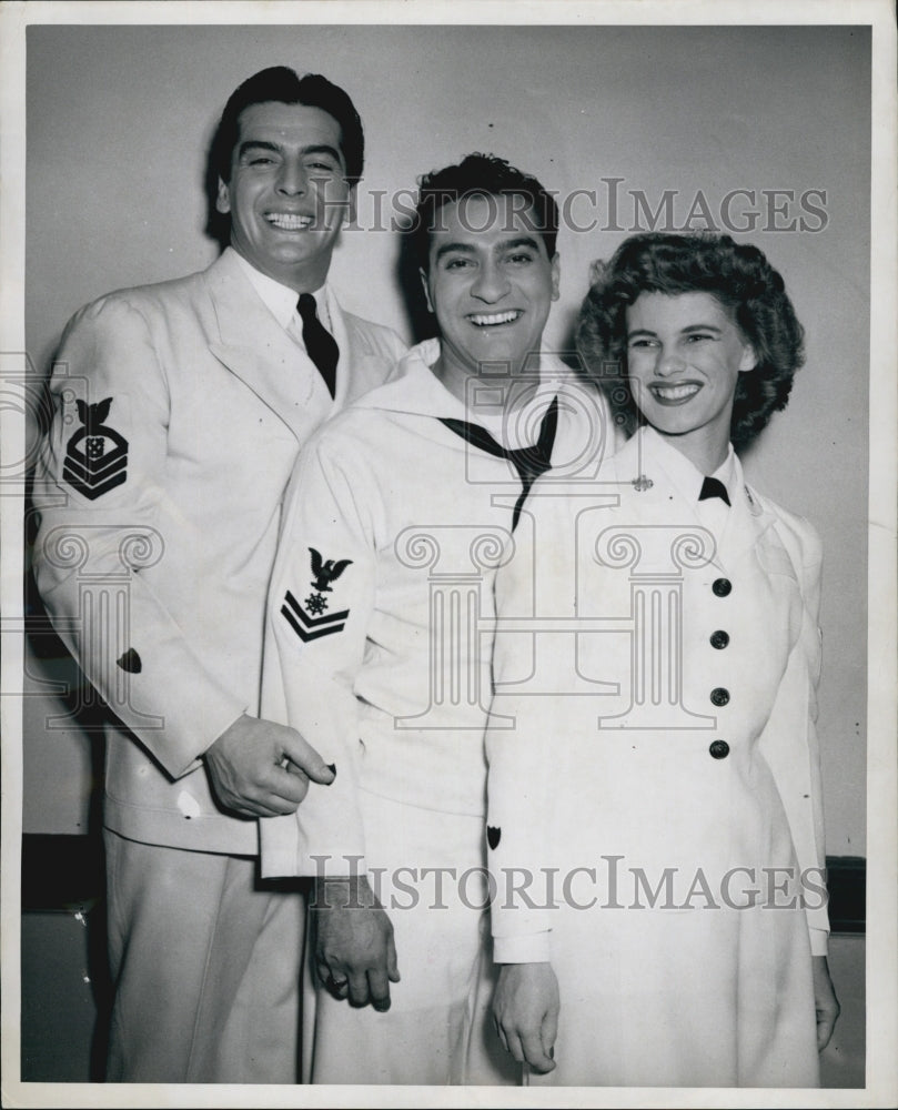 1944 Press Photo Marc Ballero ,Spar Jeannie Freed - Historic Images