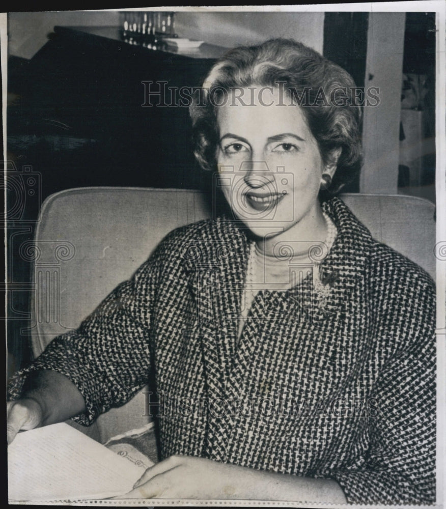 1960 Press Photo Letitia Baldridge named White House Secretary - Historic Images