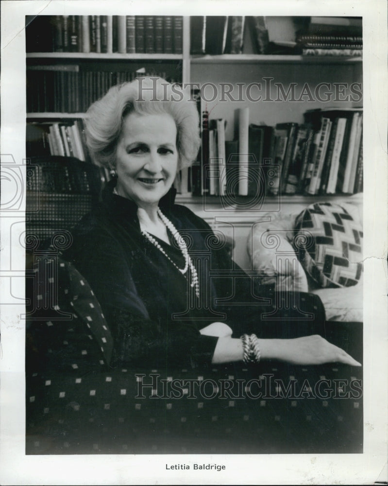 1989 Press Photo Letitia Baldridge - Historic Images