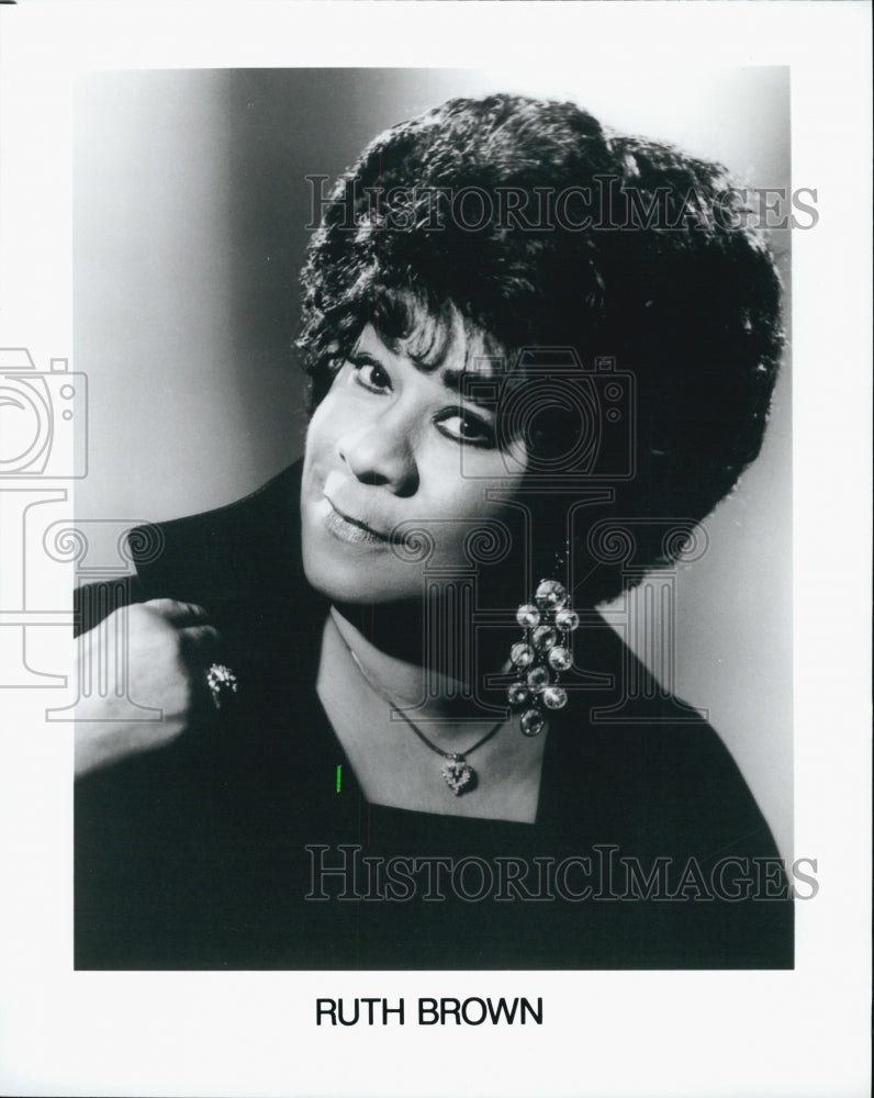 Press Photo Ruth Brown/singer - Historic Images