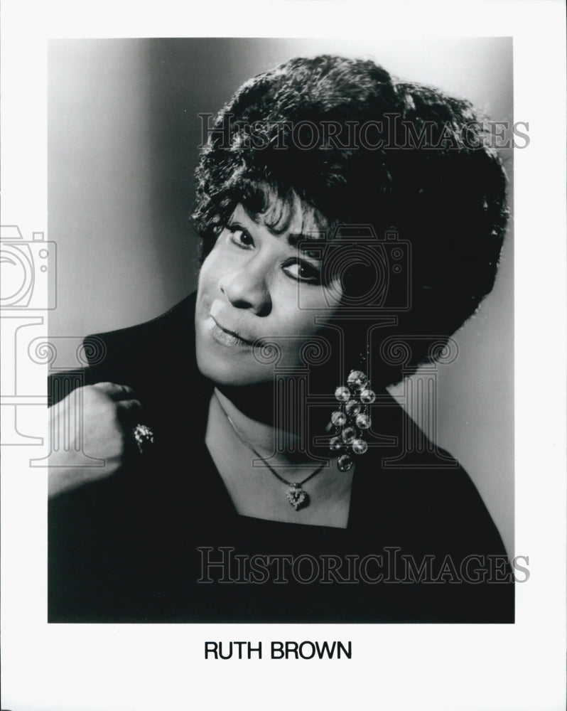 1997 Press Photo Blues Singer Ruth Brown - Historic Images