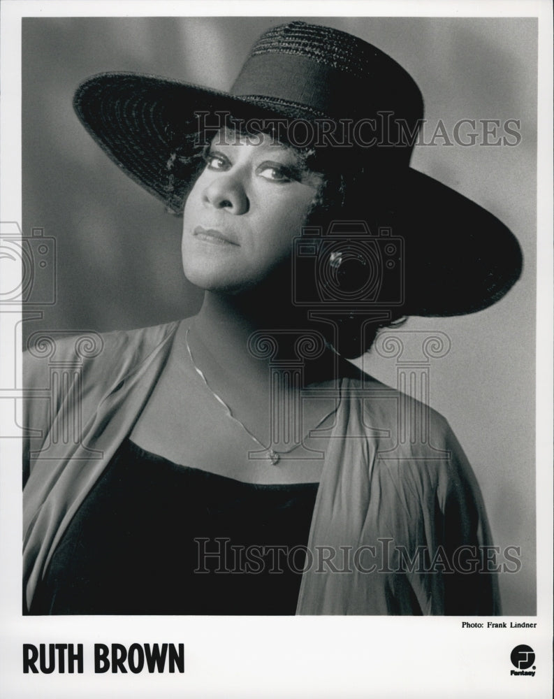 Press Photo Blues Singer Ruth Brown - Historic Images