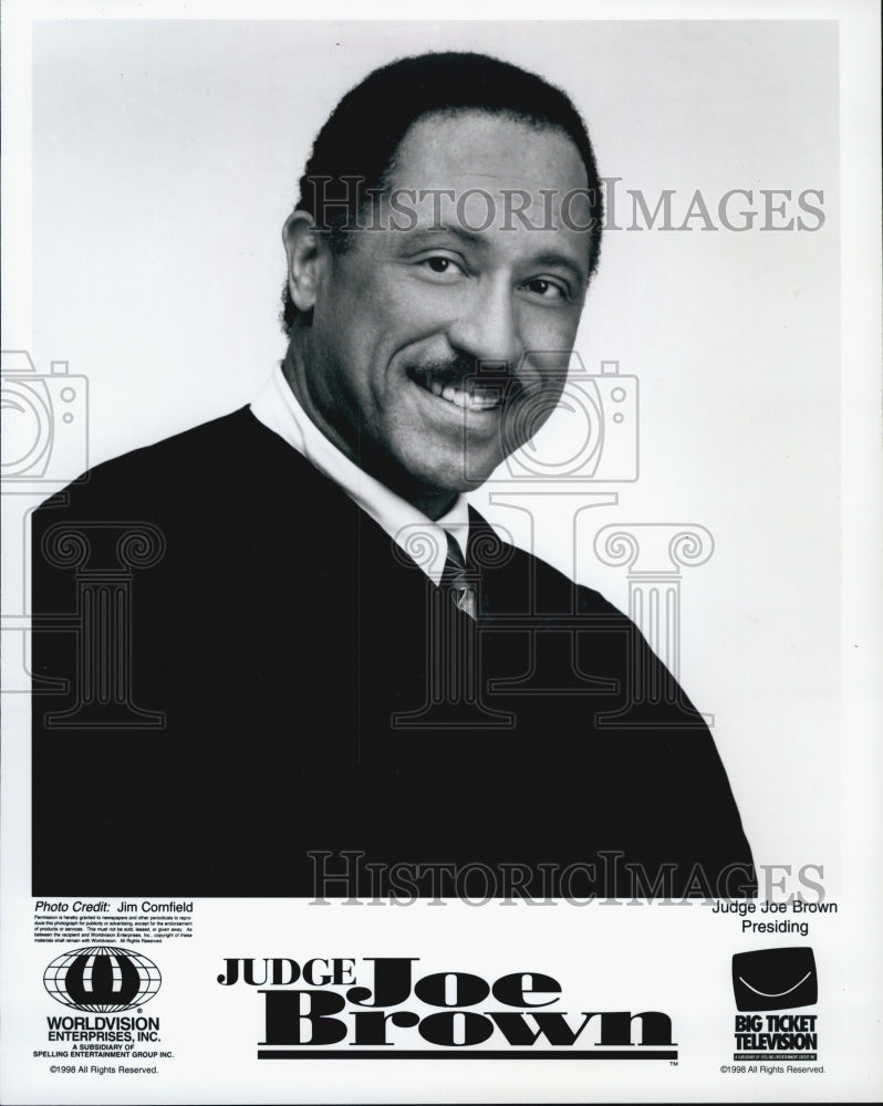 1999 Press Photo Judge Joe Brown (Movie) - Historic Images