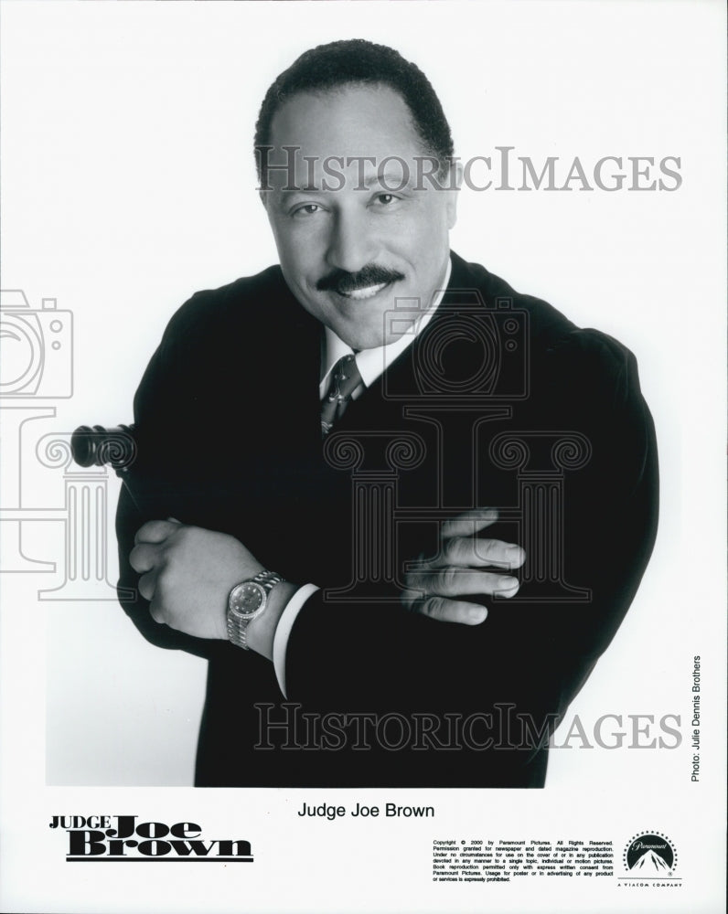 2000 Press Photo Judge Joe Brown (Movie) - Historic Images