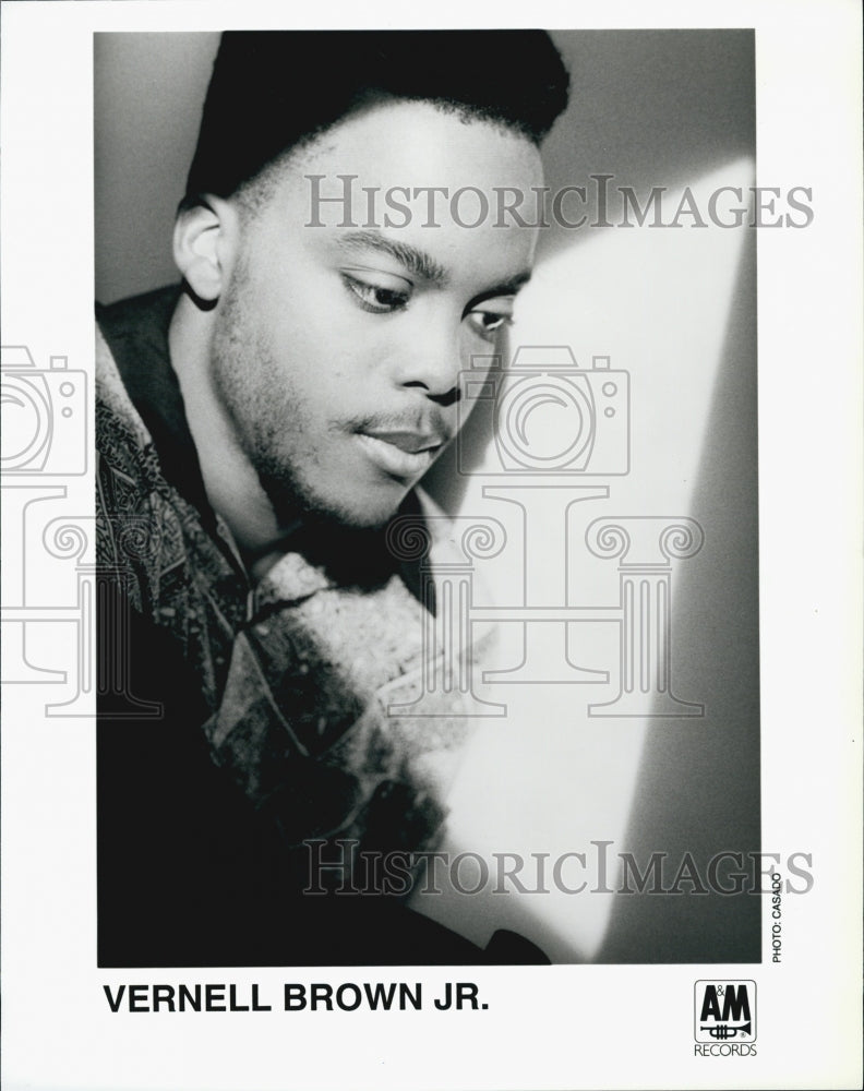 Press Photo Vernell Brown Jr/AM records - Historic Images