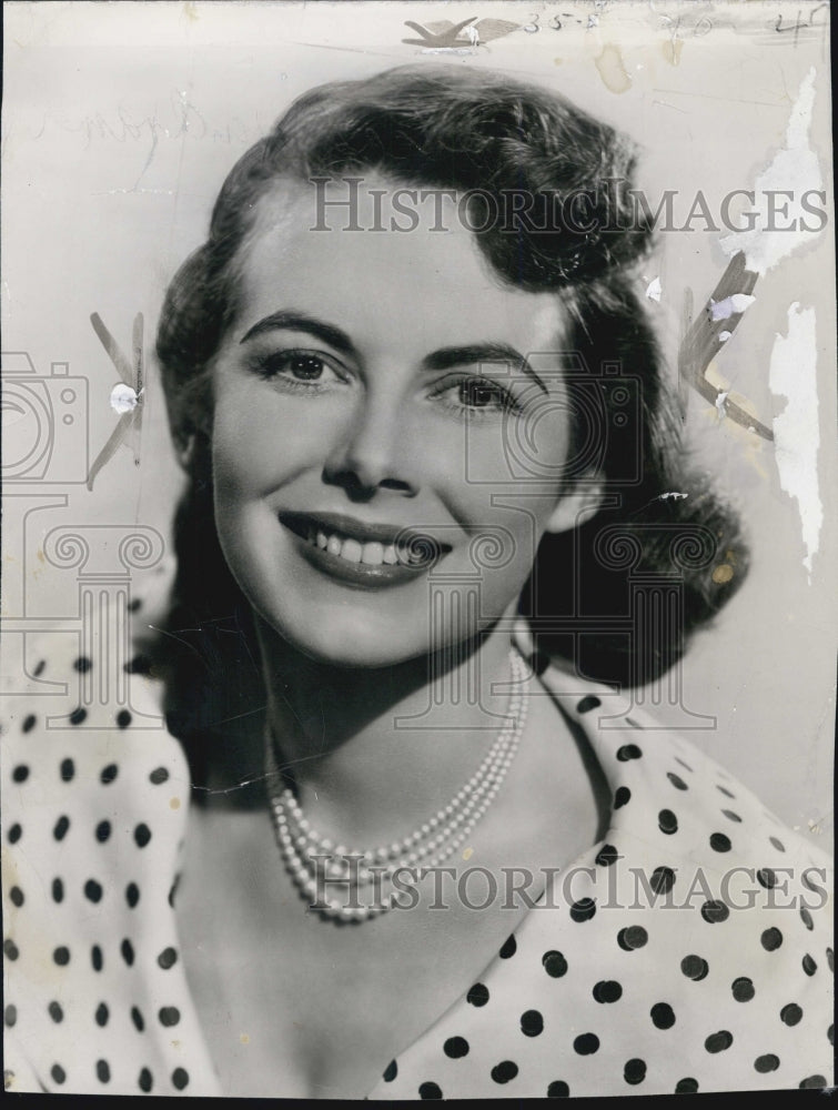 1952 Press Photo Actress Vanessa Brown in "The Seven Year Itch" - Historic Images