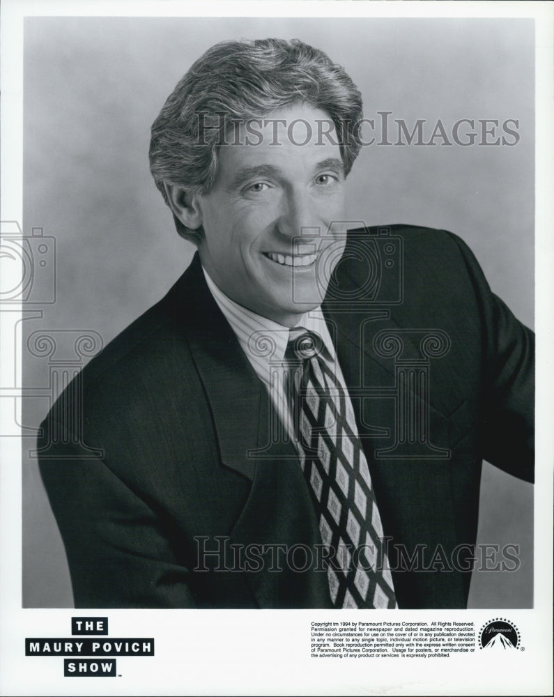 1994 Press Photo Maury Povich/The Maury Povich Show - Historic Images