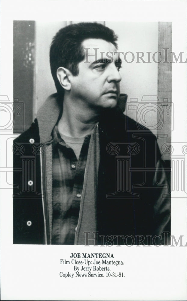 1991 Press Photo Joe Mategna - Historic Images