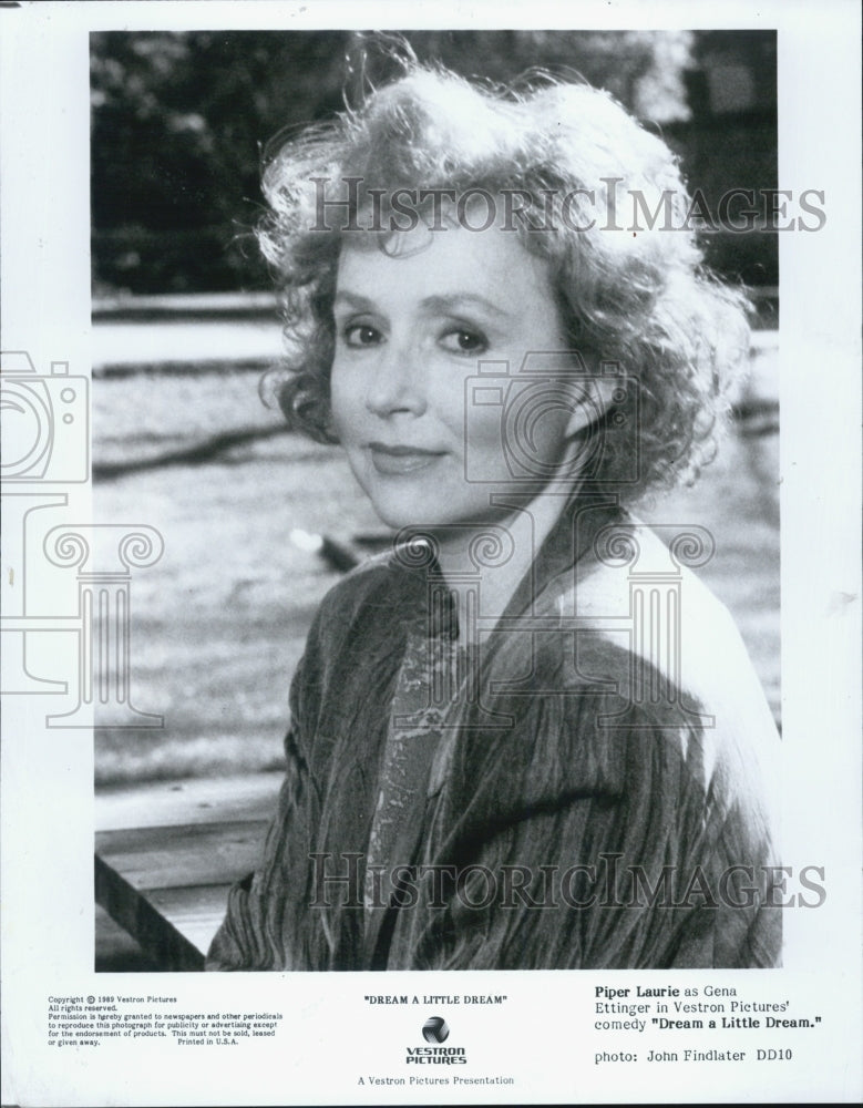 1990 Press Photo Piper Laurie "Dream A Little Dream" - Historic Images