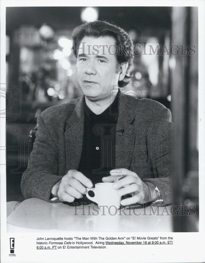 Press Photo John Larroquette Hosts&quot;The Man with the Golden Arm&quot;on&quot;E! Movie Greats - Historic Images