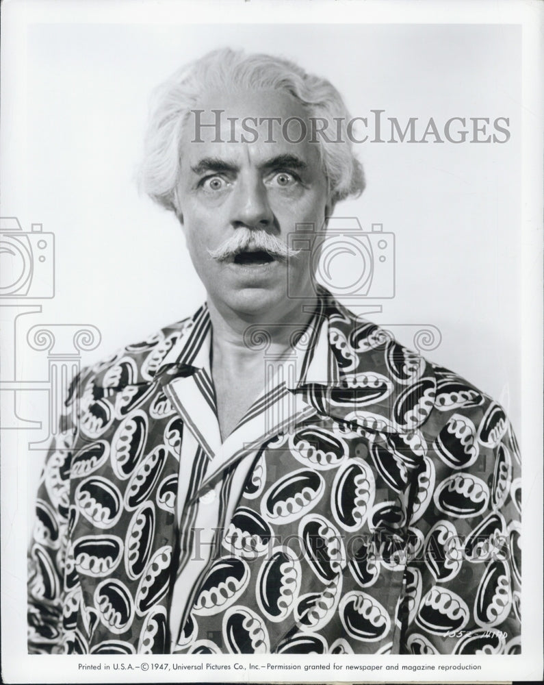 1947 Press Photo William Powell "Mr Pajamas" "The Senator was Indiscreet" - Historic Images