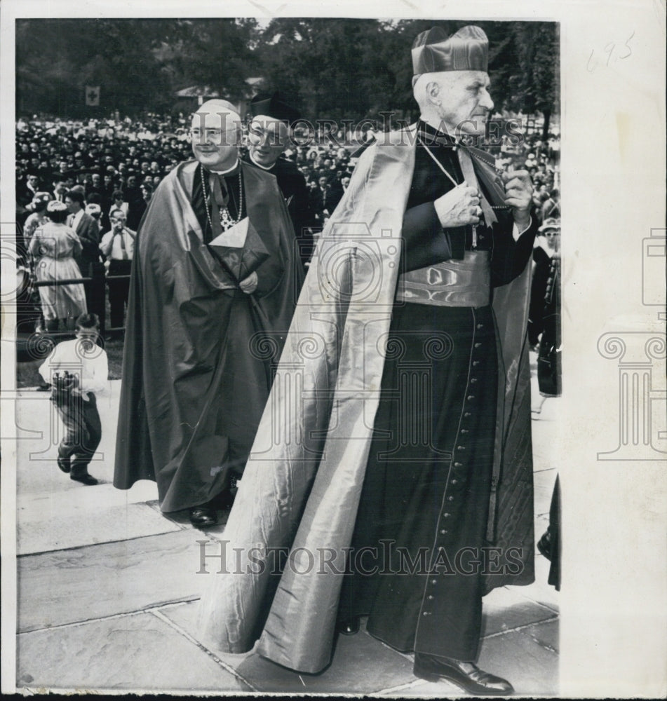 1959 Press Photo Richard Cardinal Cushing & Francis Cardinal Spellman - Historic Images