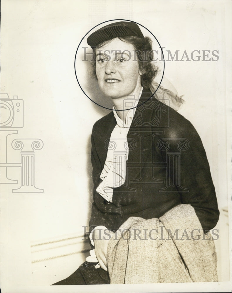 1937 Press Photo Mrs. R. Ammi Cutter, wife of Atty. Ammi Cutter - Historic Images