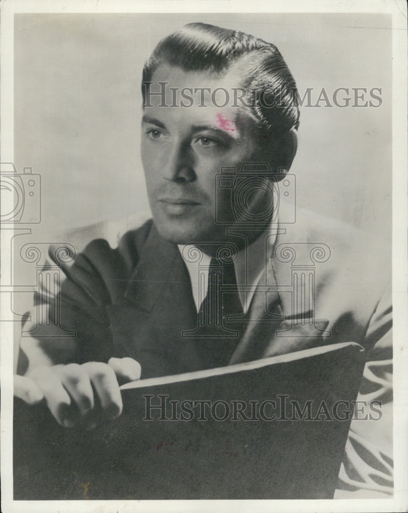 1942 Press Photo Actor William Castle In The Student Prince - Historic Images