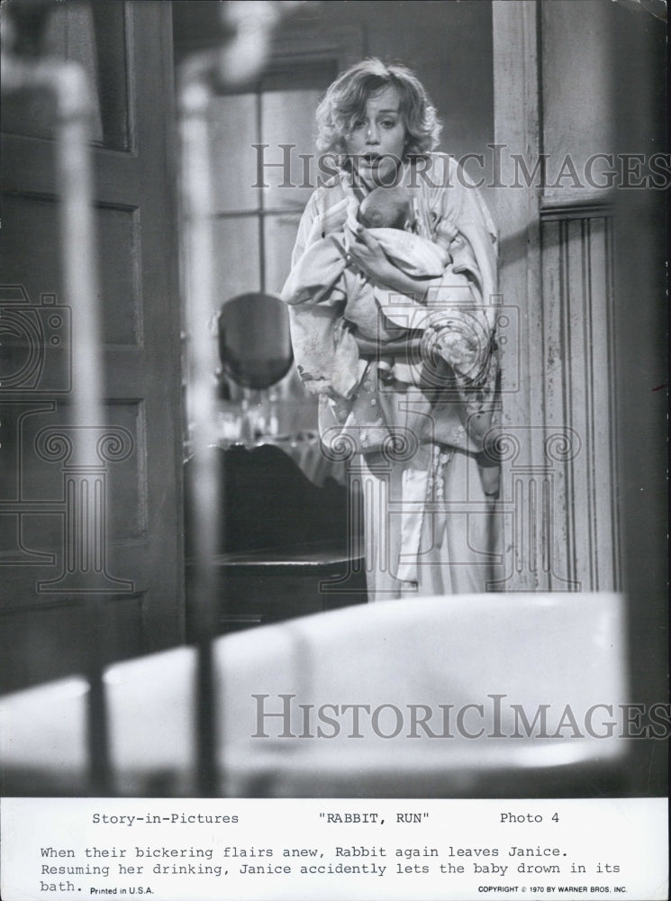 1971 Press Photo Actress Carrie Snodgress star in "Rabbit Run" - Historic Images