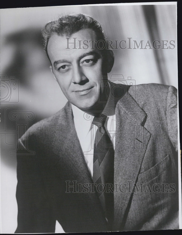 1951 Press Photo Actor Edmon Ryan I Was Stalin's Prisoner NBC Playhouse - Historic Images